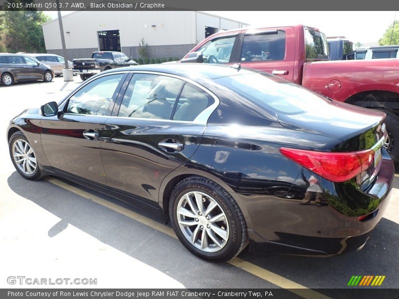 Black Obsidian / Graphite 2015 Infiniti Q50 3.7 AWD