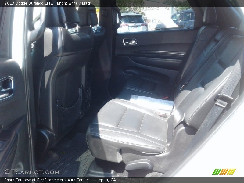 Bright White / Black 2013 Dodge Durango Crew