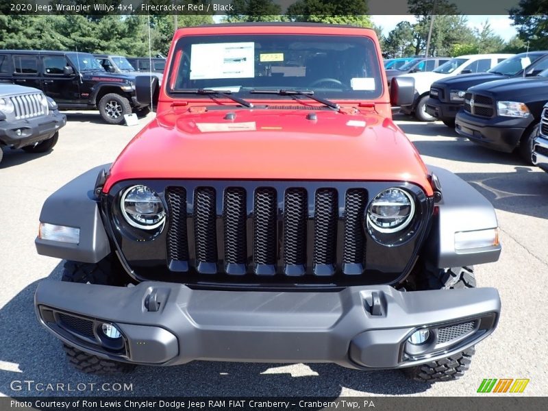 Firecracker Red / Black 2020 Jeep Wrangler Willys 4x4
