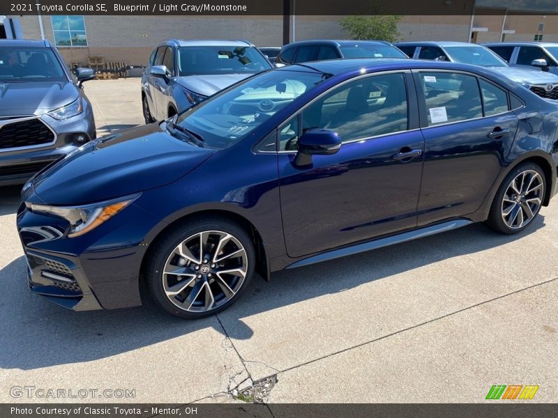 Blueprint / Light Gray/Moonstone 2021 Toyota Corolla SE