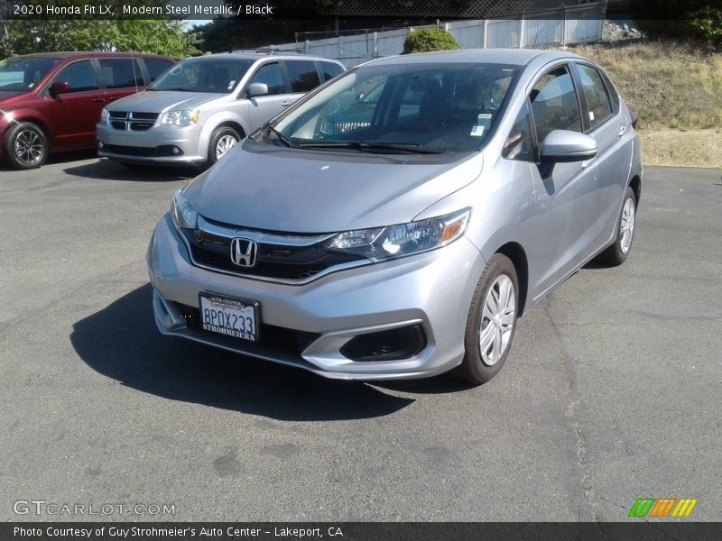 Modern Steel Metallic / Black 2020 Honda Fit LX