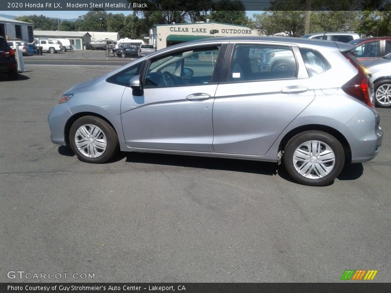 Modern Steel Metallic / Black 2020 Honda Fit LX