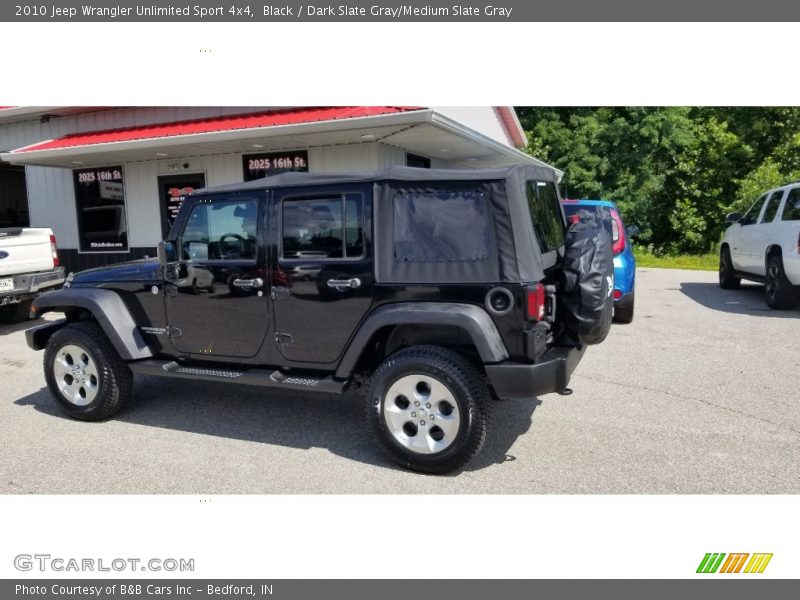 Black / Dark Slate Gray/Medium Slate Gray 2010 Jeep Wrangler Unlimited Sport 4x4