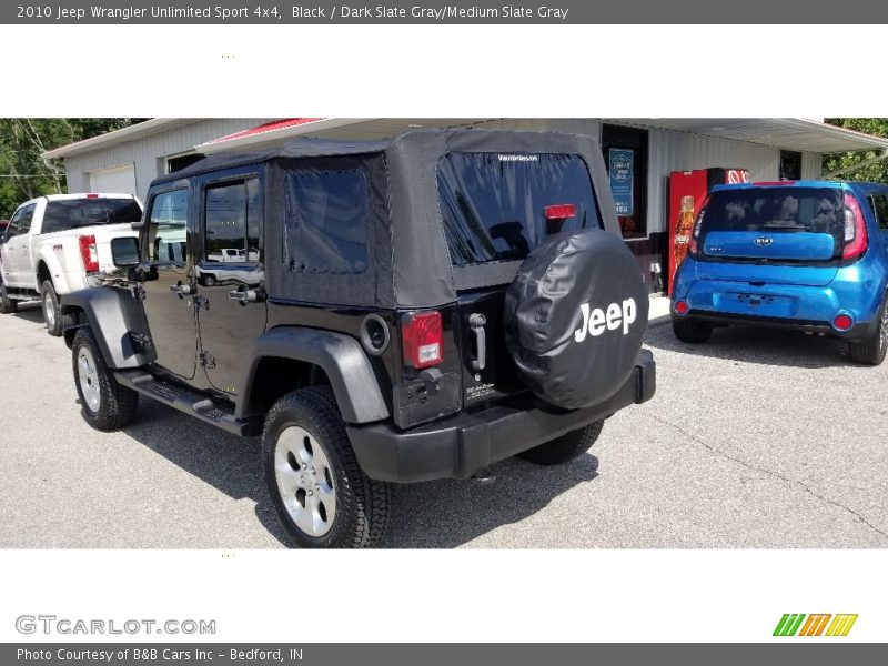 Black / Dark Slate Gray/Medium Slate Gray 2010 Jeep Wrangler Unlimited Sport 4x4