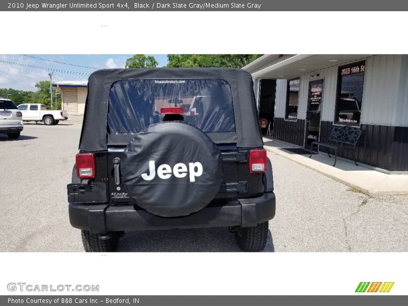 Black / Dark Slate Gray/Medium Slate Gray 2010 Jeep Wrangler Unlimited Sport 4x4