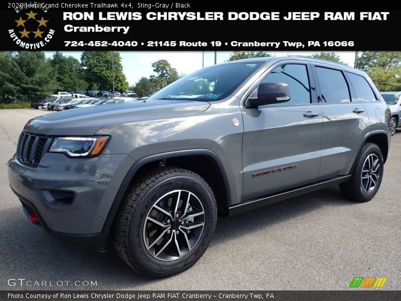 Sting-Gray / Black 2020 Jeep Grand Cherokee Trailhawk 4x4