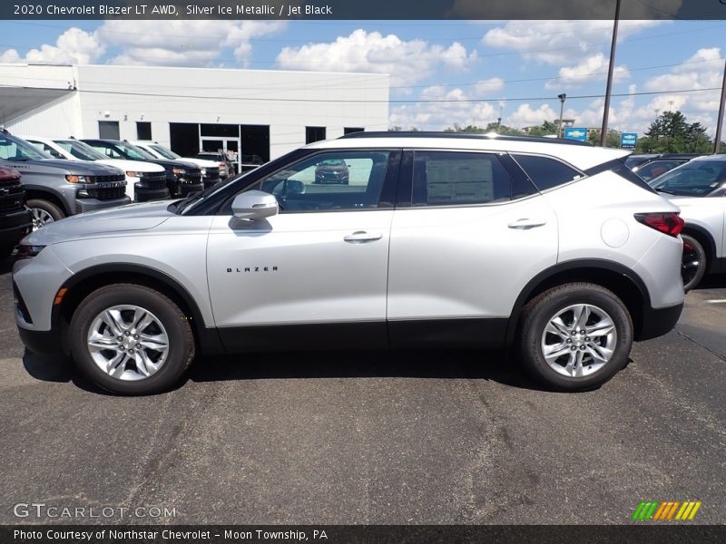 Silver Ice Metallic / Jet Black 2020 Chevrolet Blazer LT AWD