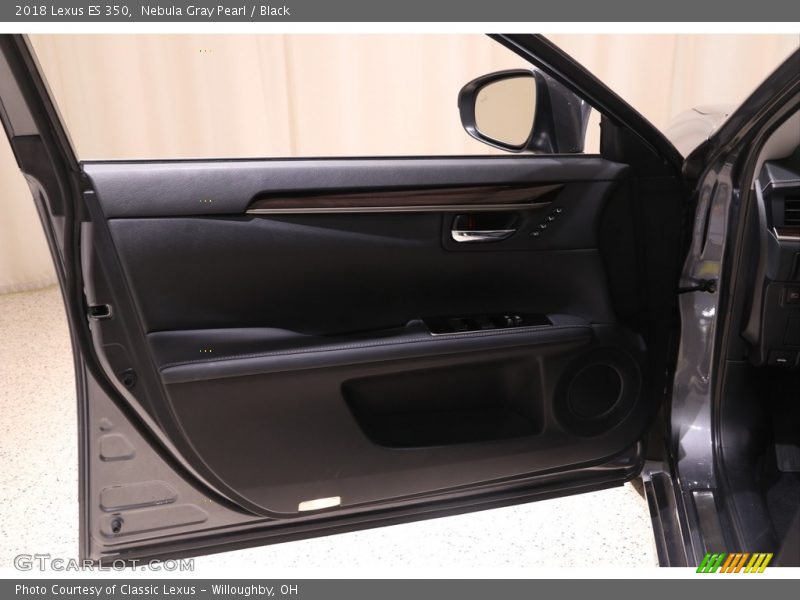 Nebula Gray Pearl / Black 2018 Lexus ES 350