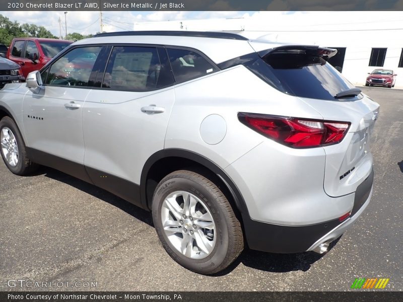 Silver Ice Metallic / Jet Black 2020 Chevrolet Blazer LT AWD