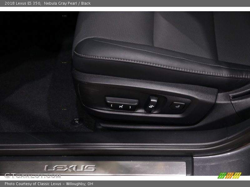 Nebula Gray Pearl / Black 2018 Lexus ES 350