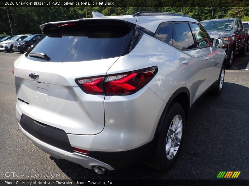 Silver Ice Metallic / Jet Black 2020 Chevrolet Blazer LT AWD