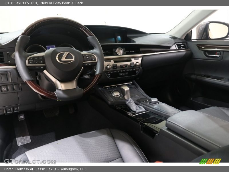 Nebula Gray Pearl / Black 2018 Lexus ES 350
