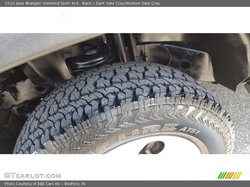 Black / Dark Slate Gray/Medium Slate Gray 2010 Jeep Wrangler Unlimited Sport 4x4