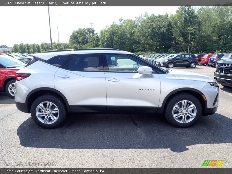 Silver Ice Metallic / Jet Black 2020 Chevrolet Blazer LT AWD