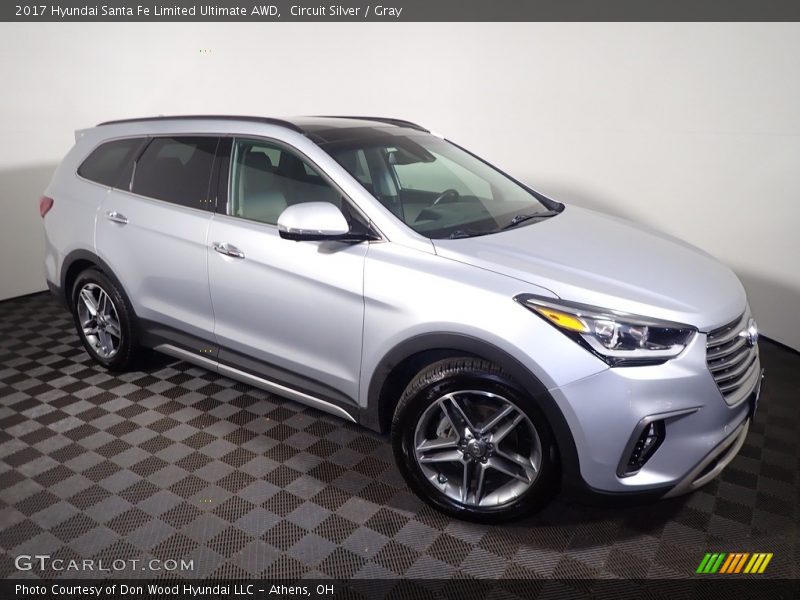 Circuit Silver / Gray 2017 Hyundai Santa Fe Limited Ultimate AWD