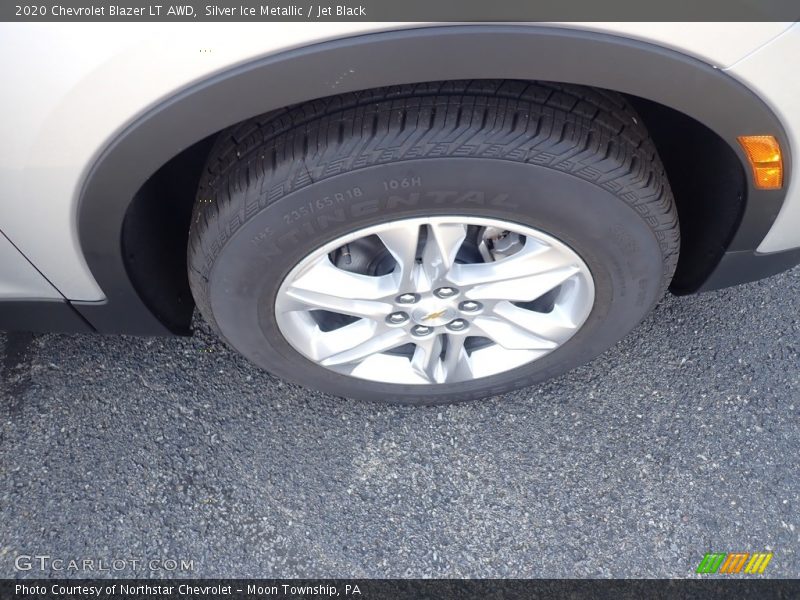 Silver Ice Metallic / Jet Black 2020 Chevrolet Blazer LT AWD