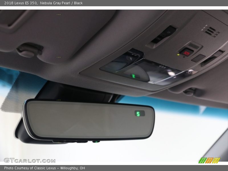 Nebula Gray Pearl / Black 2018 Lexus ES 350