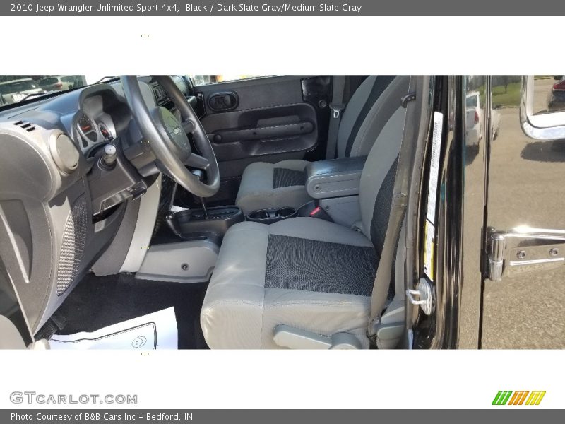 Black / Dark Slate Gray/Medium Slate Gray 2010 Jeep Wrangler Unlimited Sport 4x4