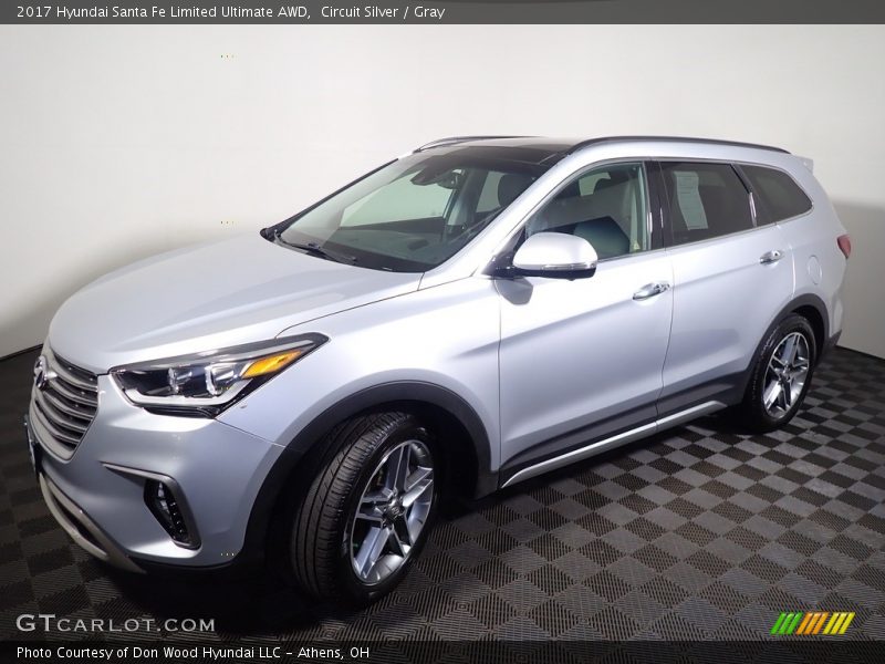 Circuit Silver / Gray 2017 Hyundai Santa Fe Limited Ultimate AWD