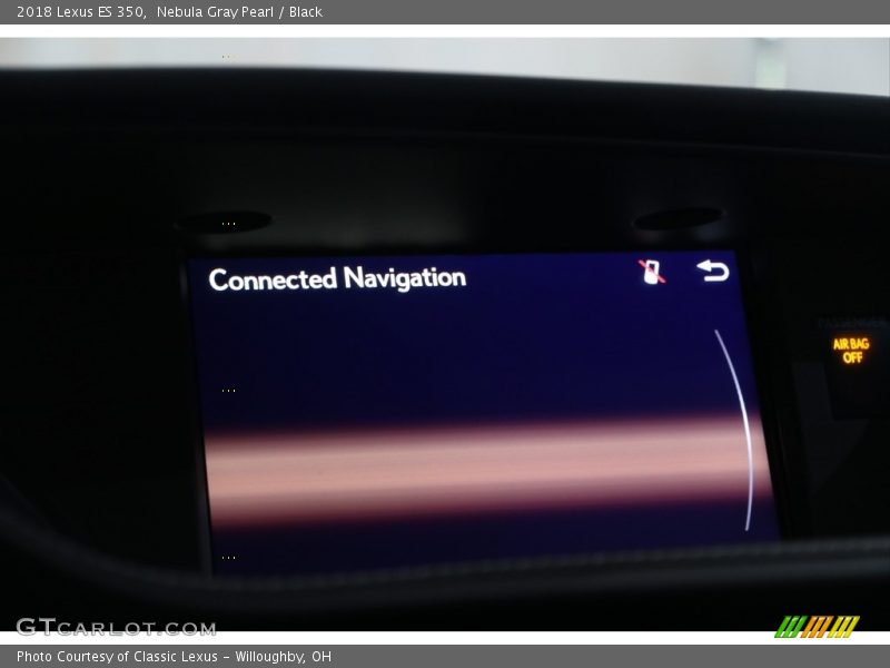 Nebula Gray Pearl / Black 2018 Lexus ES 350