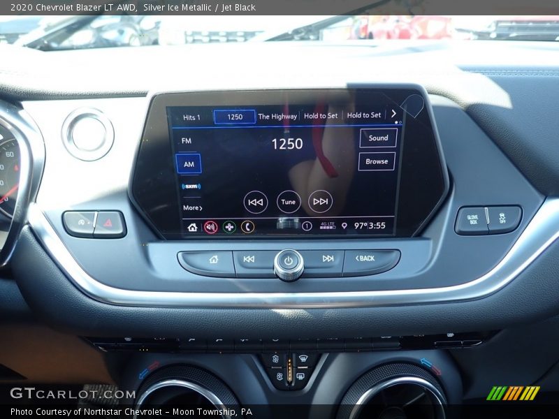 Silver Ice Metallic / Jet Black 2020 Chevrolet Blazer LT AWD