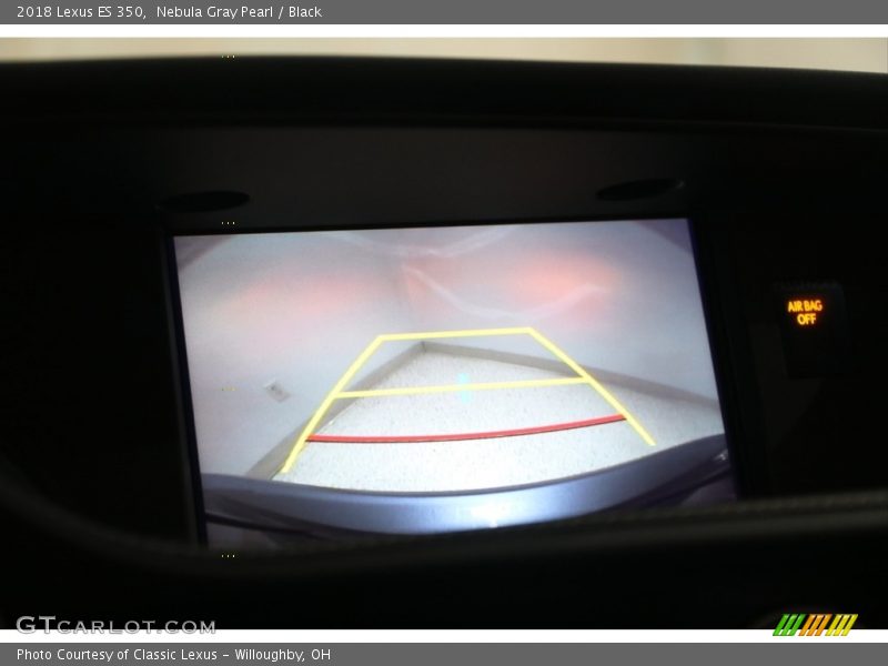 Nebula Gray Pearl / Black 2018 Lexus ES 350