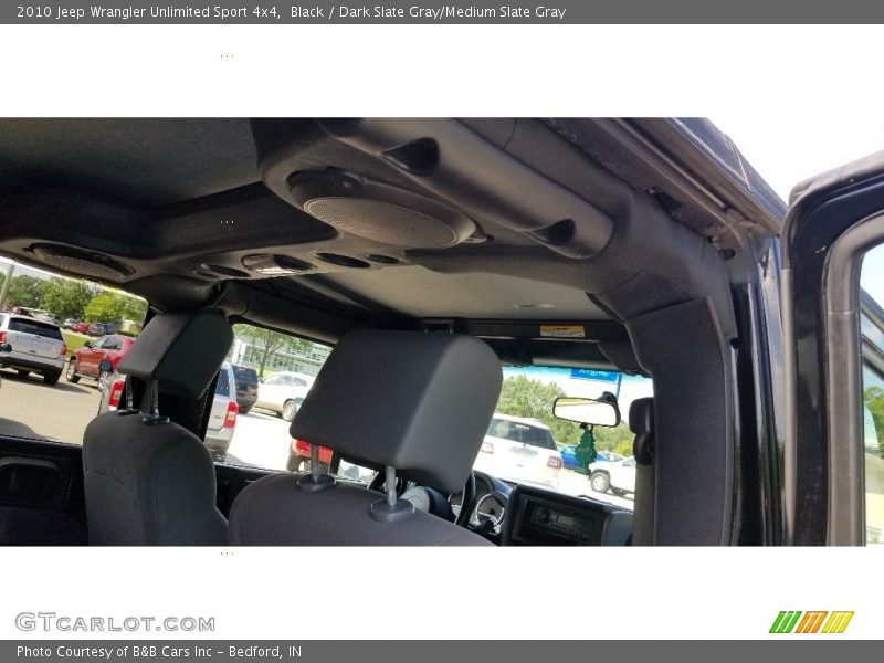 Black / Dark Slate Gray/Medium Slate Gray 2010 Jeep Wrangler Unlimited Sport 4x4