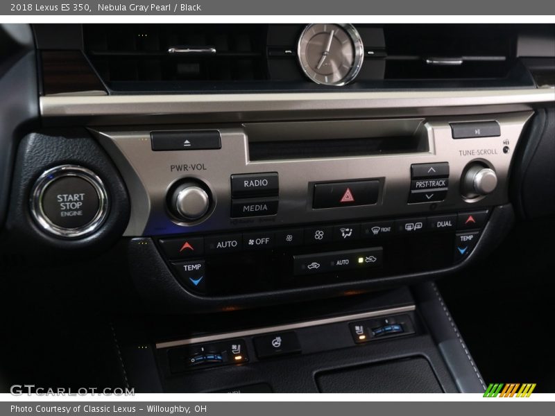 Nebula Gray Pearl / Black 2018 Lexus ES 350