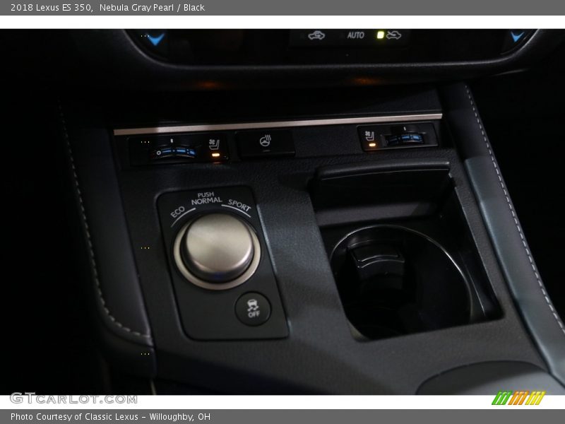 Nebula Gray Pearl / Black 2018 Lexus ES 350