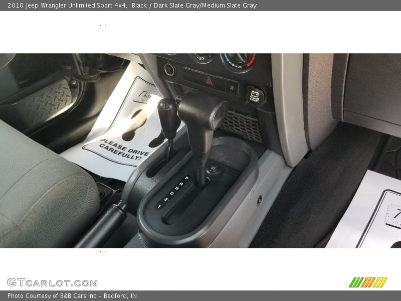 Black / Dark Slate Gray/Medium Slate Gray 2010 Jeep Wrangler Unlimited Sport 4x4