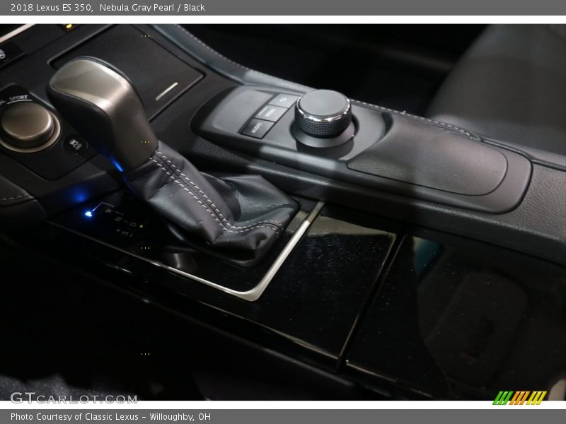 Nebula Gray Pearl / Black 2018 Lexus ES 350