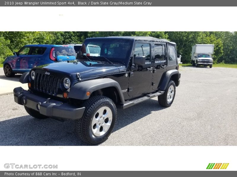 Black / Dark Slate Gray/Medium Slate Gray 2010 Jeep Wrangler Unlimited Sport 4x4