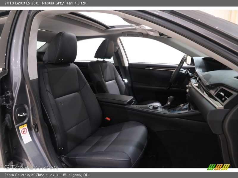 Nebula Gray Pearl / Black 2018 Lexus ES 350