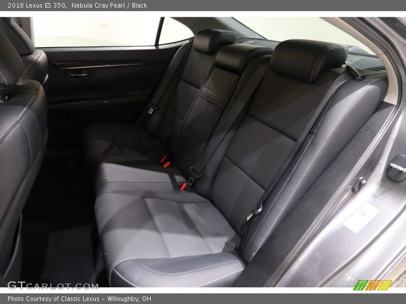 Nebula Gray Pearl / Black 2018 Lexus ES 350