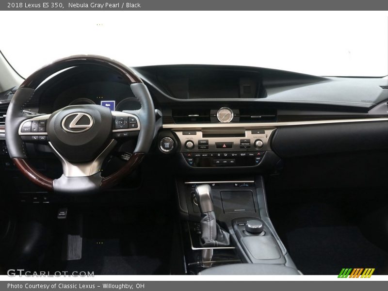 Nebula Gray Pearl / Black 2018 Lexus ES 350
