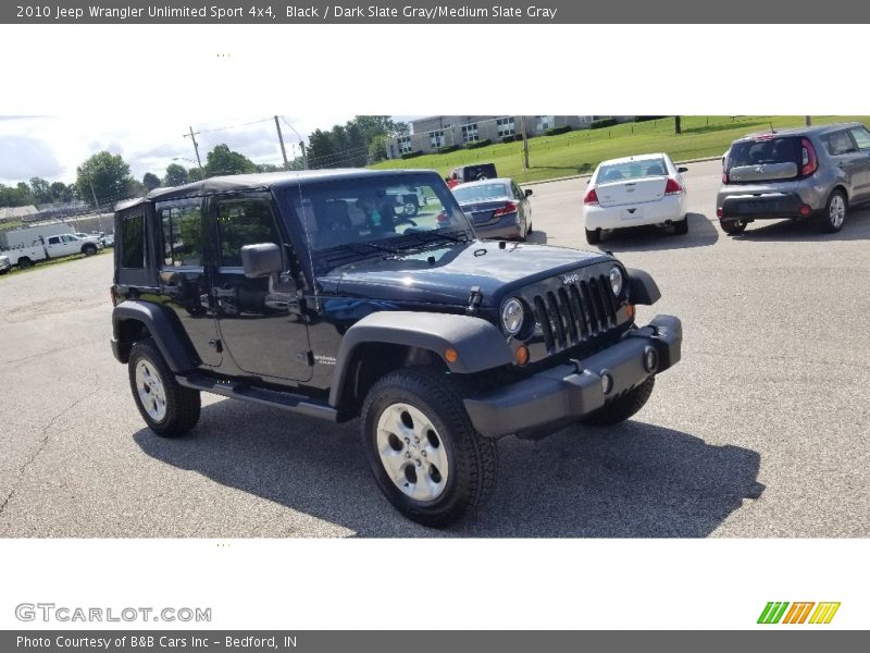 Black / Dark Slate Gray/Medium Slate Gray 2010 Jeep Wrangler Unlimited Sport 4x4