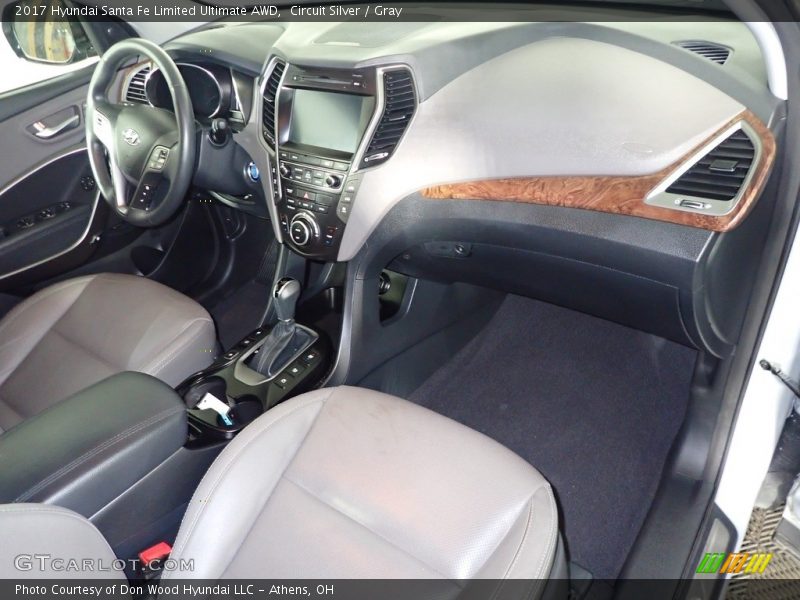 Circuit Silver / Gray 2017 Hyundai Santa Fe Limited Ultimate AWD