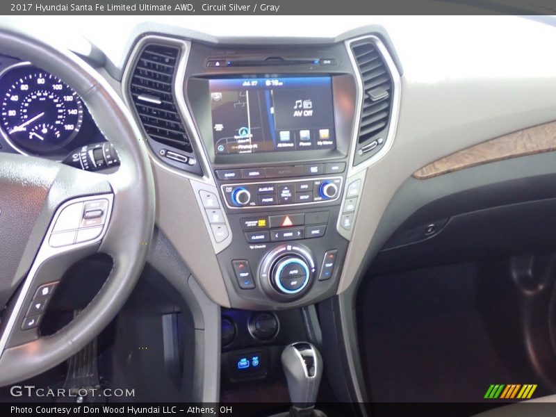 Circuit Silver / Gray 2017 Hyundai Santa Fe Limited Ultimate AWD