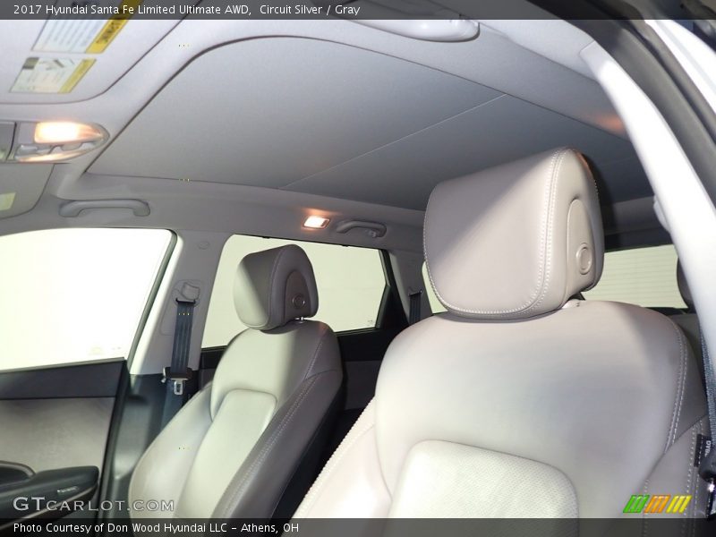 Circuit Silver / Gray 2017 Hyundai Santa Fe Limited Ultimate AWD