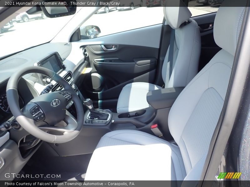 Thunder Gray / Black/Gray 2021 Hyundai Kona Ultimate AWD