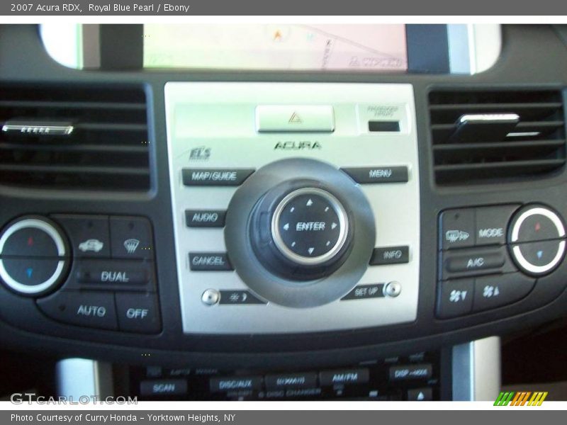 Royal Blue Pearl / Ebony 2007 Acura RDX