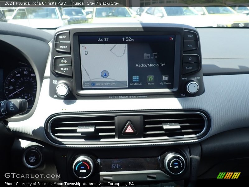 Controls of 2021 Kona Ultimate AWD