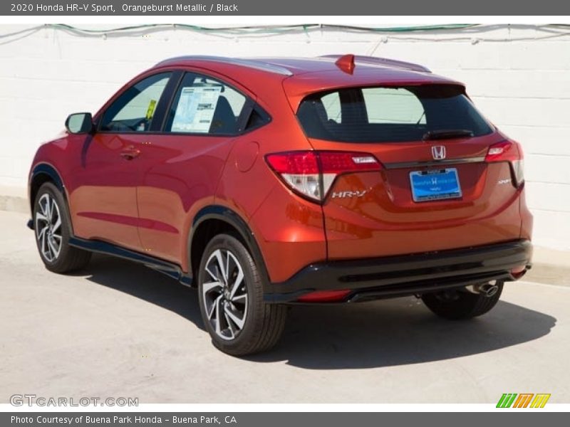 Orangeburst Metallic / Black 2020 Honda HR-V Sport