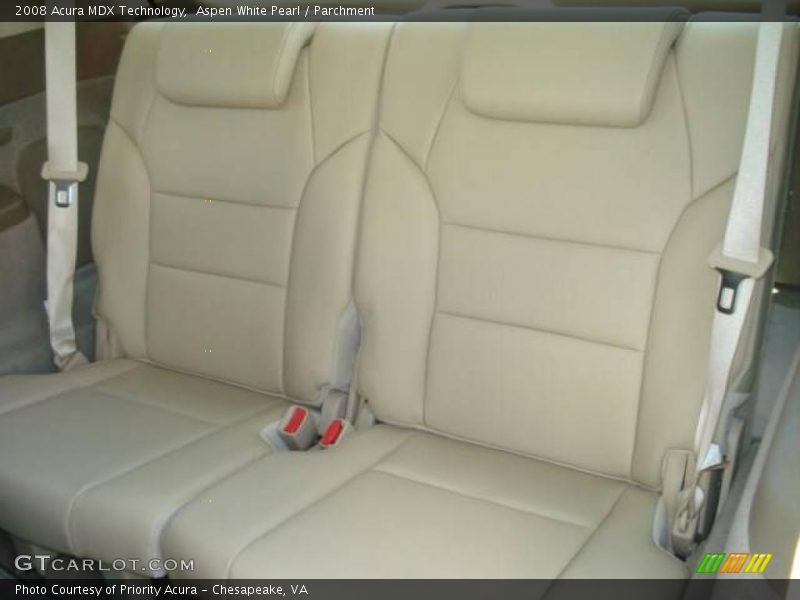 Aspen White Pearl / Parchment 2008 Acura MDX Technology