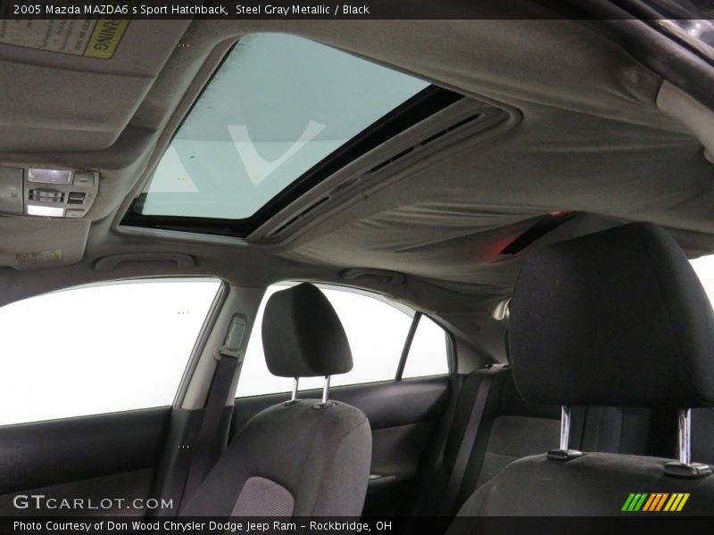 Steel Gray Metallic / Black 2005 Mazda MAZDA6 s Sport Hatchback