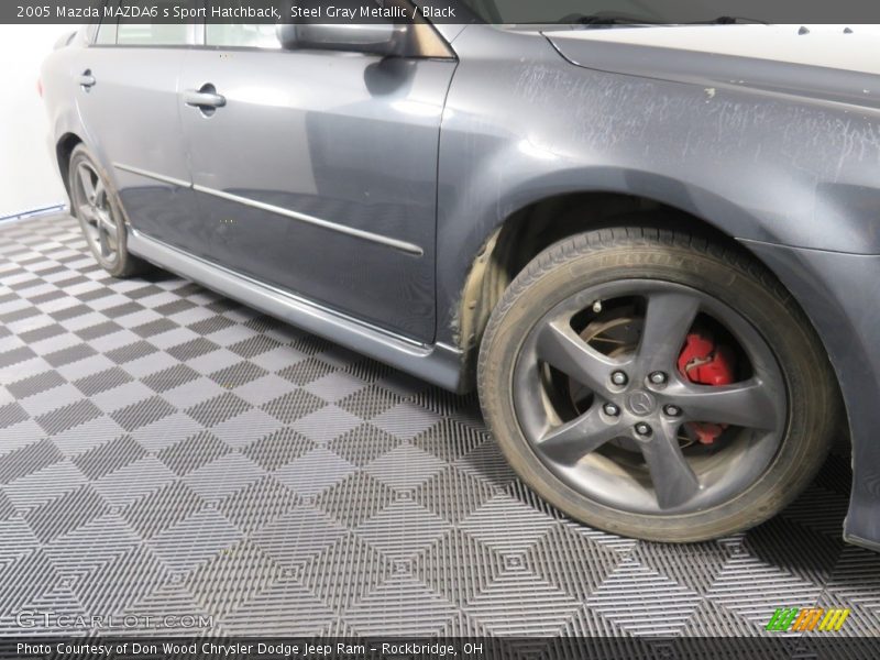 Steel Gray Metallic / Black 2005 Mazda MAZDA6 s Sport Hatchback