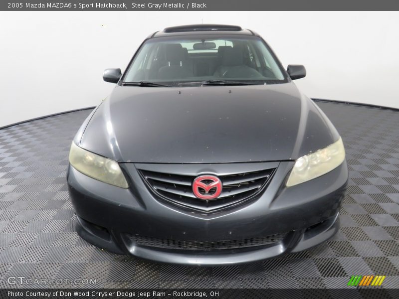 Steel Gray Metallic / Black 2005 Mazda MAZDA6 s Sport Hatchback
