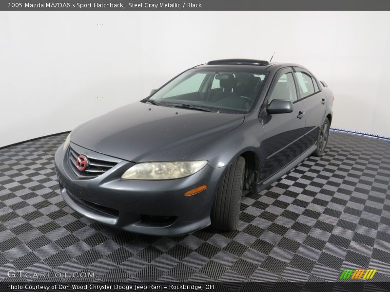 Steel Gray Metallic / Black 2005 Mazda MAZDA6 s Sport Hatchback