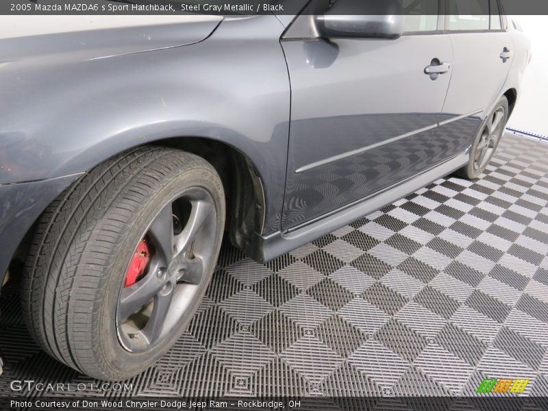 Steel Gray Metallic / Black 2005 Mazda MAZDA6 s Sport Hatchback