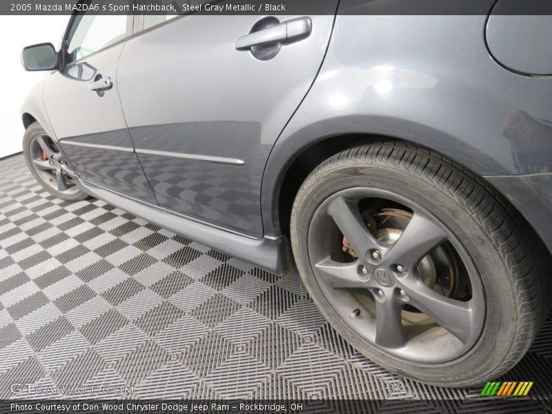 Steel Gray Metallic / Black 2005 Mazda MAZDA6 s Sport Hatchback